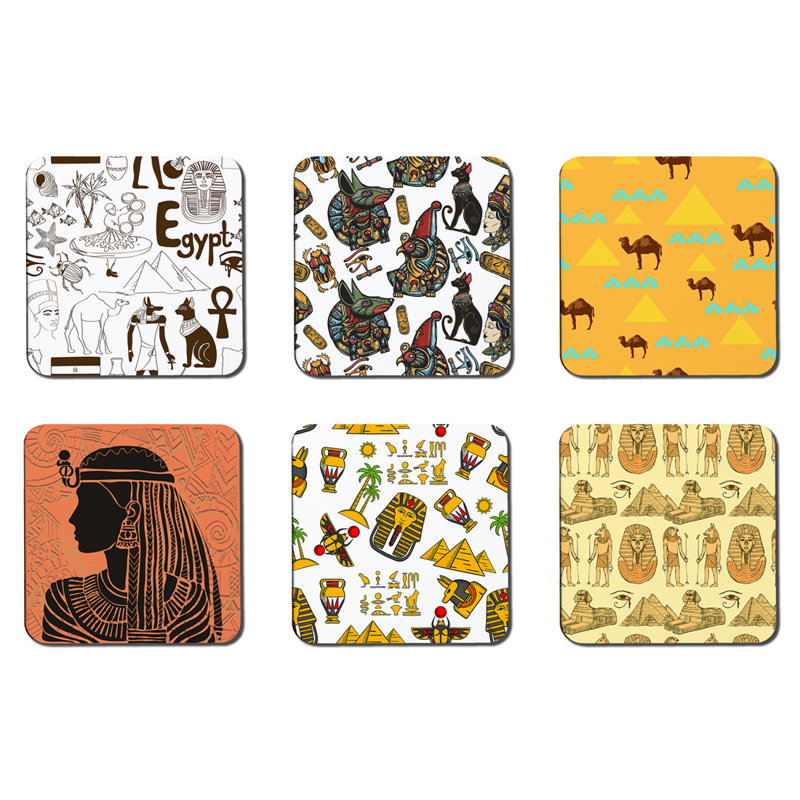 Square 6 Piece Coaster Set