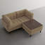 3 Seater Corduroy Sectional-286994992