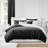 Gray Microfiber Comforter Set-63928060