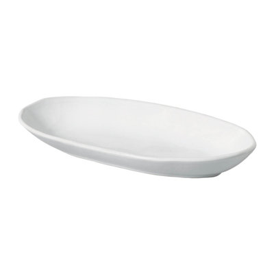 Commercial Dishwasher Safe 12.6'' Stoneware Appetizer Plate , Set of 4
