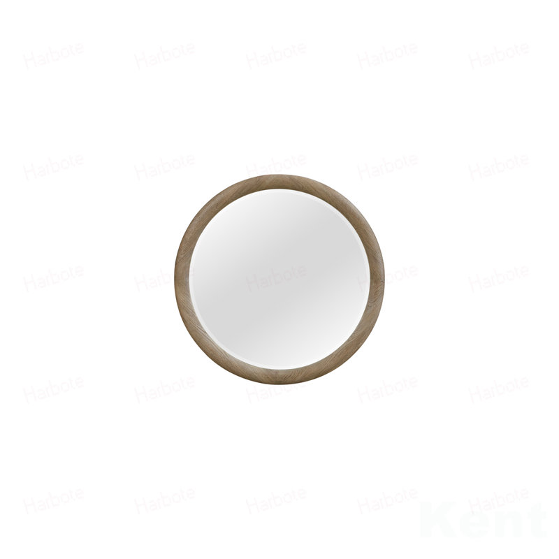 Miroir rond English Oak