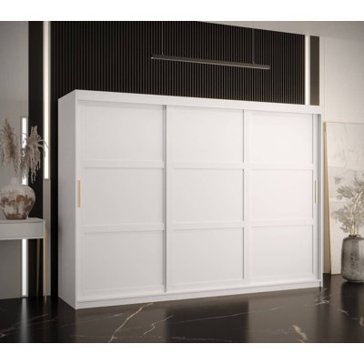 Merid 3 Door Manufactured Wood Wardrobe