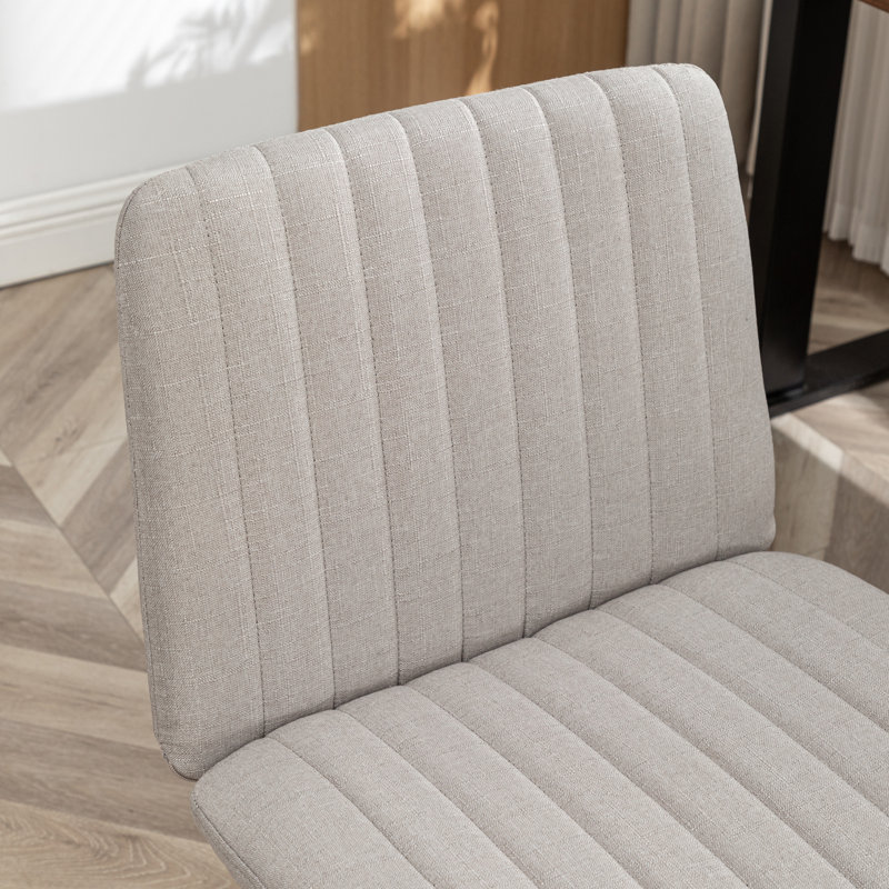 Masar Fabric Swivel Office Chair, Grey