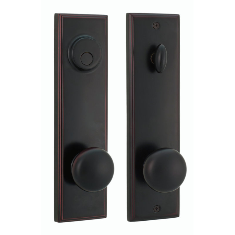 Atteberry Complete Dummy Entry Set, Left, Satin Nickel