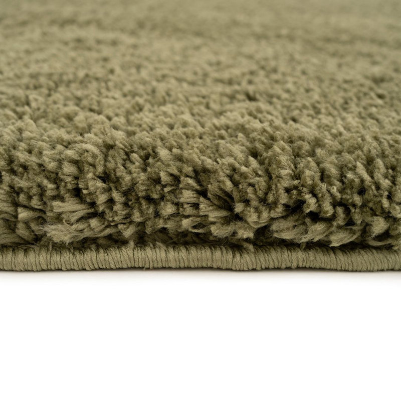 Solid Colour Machine Tufted Shag Area Rug, 160cm x 230cm