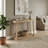 Caomhan Modern Console Table With Slatted Storage Shelf-803079609