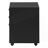 Modern Rolling File Cabinet with Storage Drawers and Printer Stand, Perfect for Contemporary Office Spaces.
