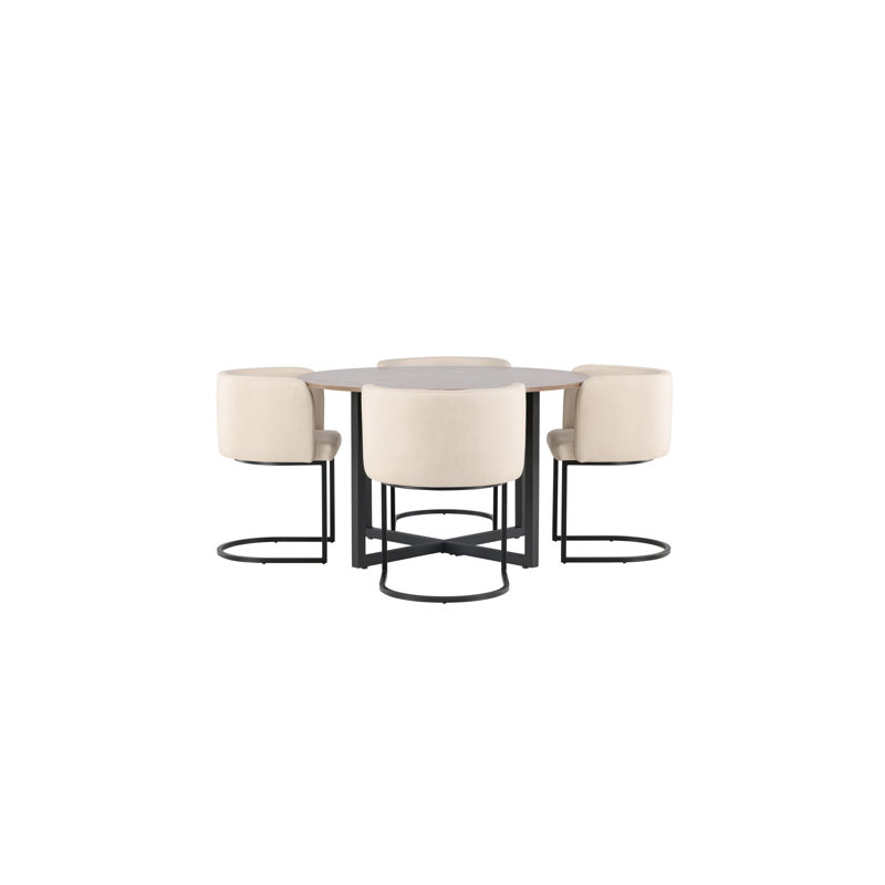 Nysean 4 - Person Dining Set