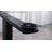 71" Electric Height Adjustable Standing Desk With 4 Lockable Casters, 2 Hooks, Big Mouse Pad-1539598980