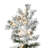 Pfeiffer 6.5' White Artificial Christmas Tree with LED White Lights with Stand