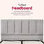 Lit plateforme tapissier rembourré-438994840