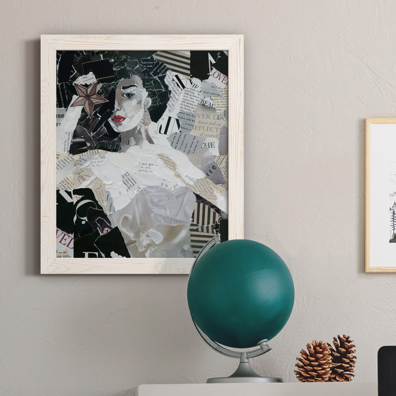 Runway Star - Cadre photo, impression sur toile, Toile blanche encadrée, H 24 po x l 18 po x P 1,5 po