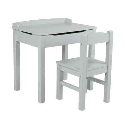 Wooden Lift-Top Kids Piece Desk and Chair Set by Melissa & Doug