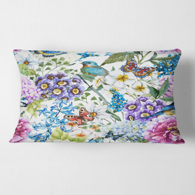 Floral Throw Pillow