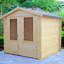 Peckover 8 x 8 Ft. Tongue & Groove Log Cabin