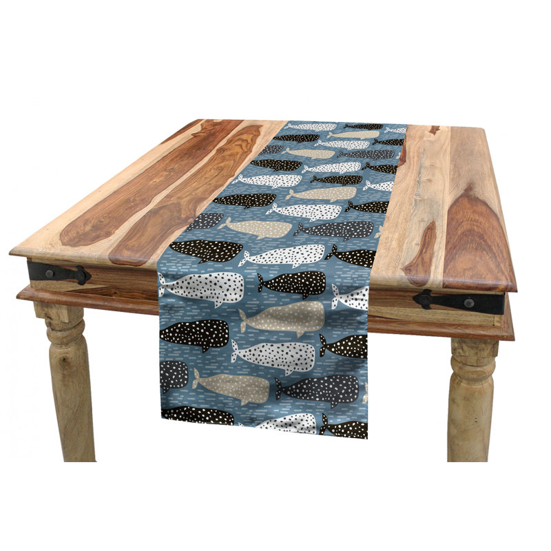 Chemin de table géométrique, 120 po x 16 po
