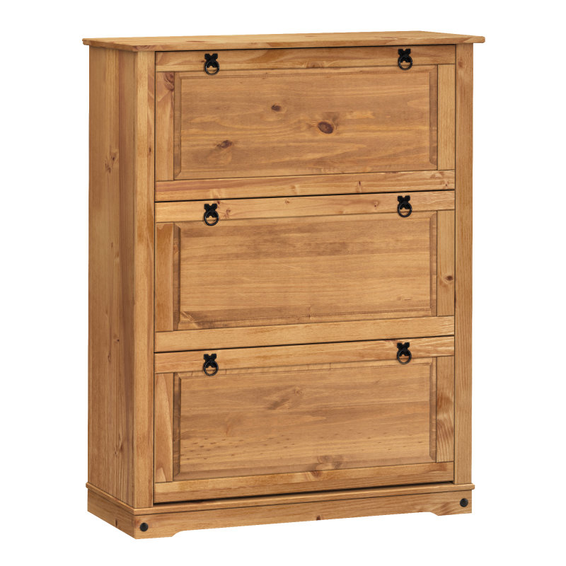Bayhills Rectangle Accent Cabinet, Brown, Black