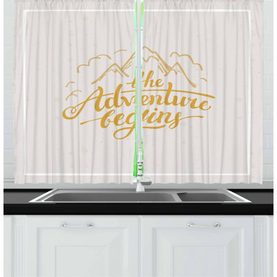 Pointed Kitchen Curtain