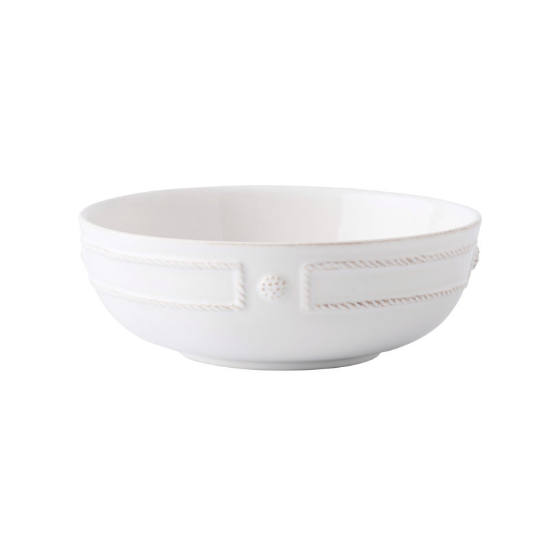 Berry & Thread French Panel Pasta Bowl, Whitewash
