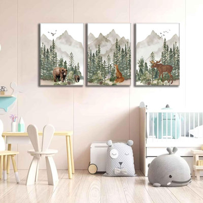 3 Piece Wrapped Canvas Print