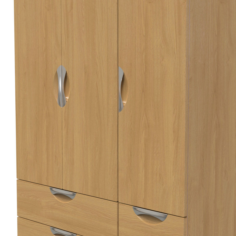 Bhodhini Manufactured Wood Wardrobe