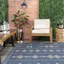 Tapis intérieur / extérieur bleu Achilina-129506357