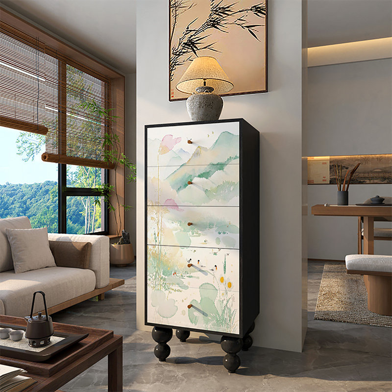 Multi-functional household decorative cabinet