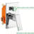 Rain Shower System Chrome, Tub Shower Faucet Set 10 Inch Square Rainfall Shower Head With Handheld Sprayer And Waterfall Tub Spout Pressure Balance-129401823