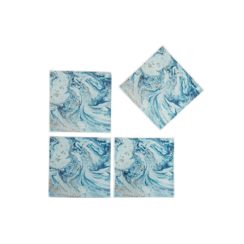 Glass Square 1 Piece Coaster