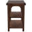 Hornbeck Solid + Manufactured Wood End Table with Metal Corner Accents -192658767