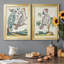 «Pastel Birds I», reproduction encadrée de qualité supérieure - prête à être accrochée-417882244-417882243
