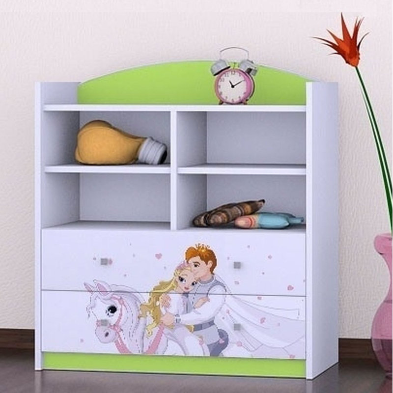 Viviana 96cm H X 86cm W Kids Cube, Green