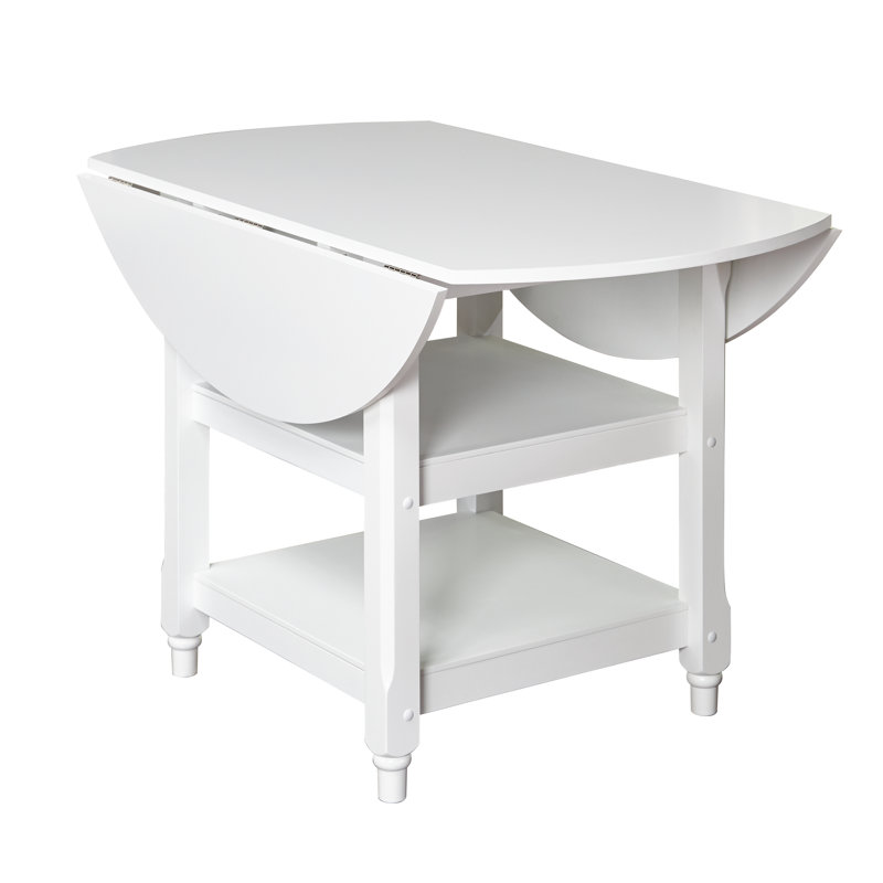 Table de salle à manger à rallonge Bristol Point, Blanc