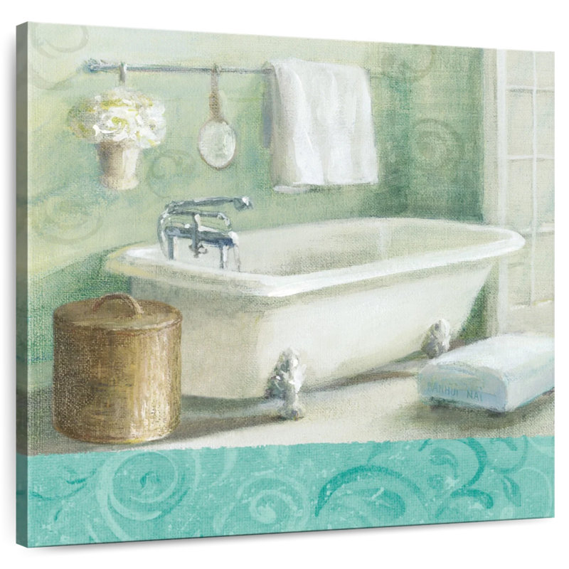 Lilie Refresh Bath Border I, 33'' H x 33'' W