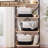 Woven Storage Baskets With Handles For Home Organization, Decorative Rectangle Bins For Shelves, Closet, Toys, Books And Nursery - Pack Of 3-1770259494