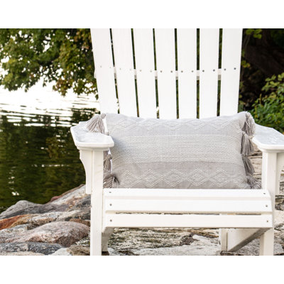 Hand Woven Decorative Outdoor Rectangular Pillow Cover & Insert