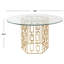 Alexandra Round Glass Dining Table