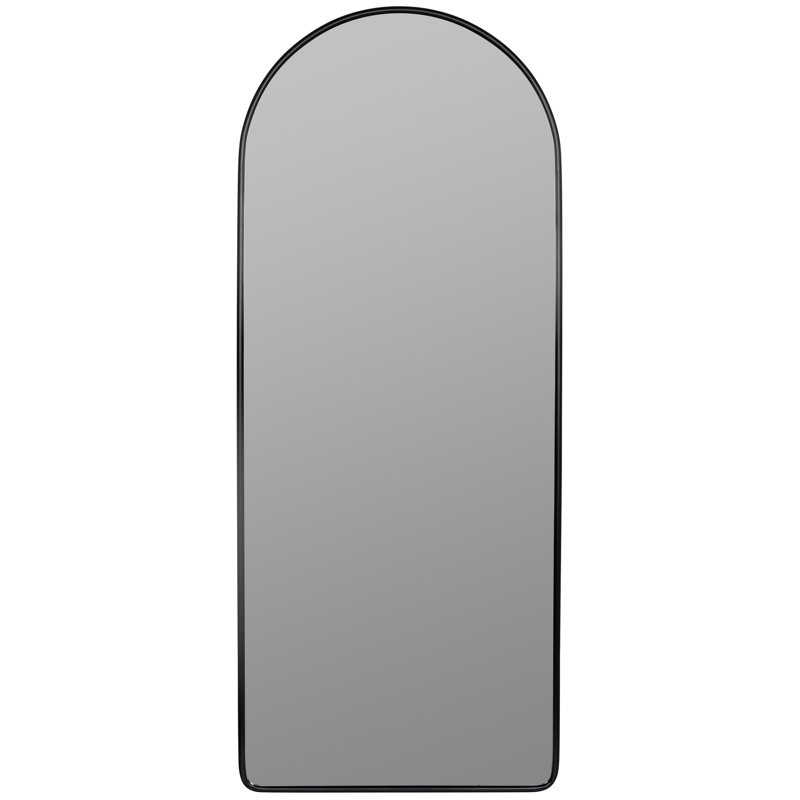 Colca Floor Mirror, Matte Black
