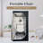 JOMEED 35 x 35 Inch Portable Zip Sauna with Chair for Home Relaxation, Black