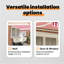 Brayden Studio Fabric Cover Retractable Door / Window Awning-1014054519-1014054509