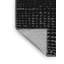Tapis gris tissé à la machine Yanaira-231810429