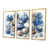 Toile avec cadre flottant or