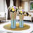 Ayeln Two-Tone Glass Table Vase Set
