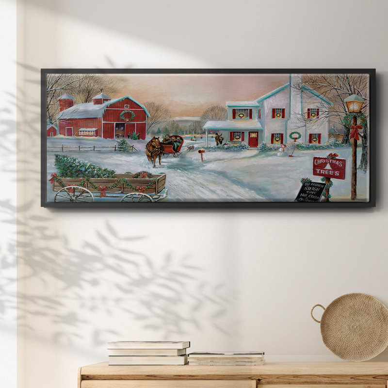 Christmas Tree Farm- Framed Canvas