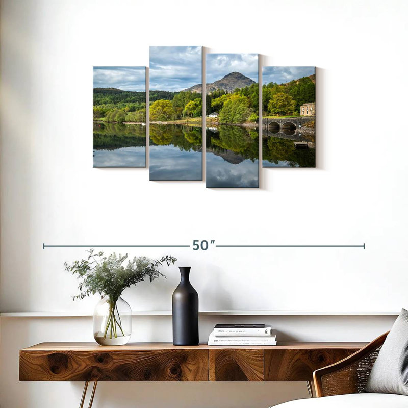 Alvord Glassy Loch Lomond, 22" H x 36" W
