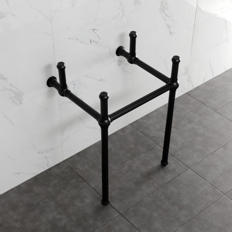 Kingston Brass Fauceture Brass Console Sink Legs, Matte Black