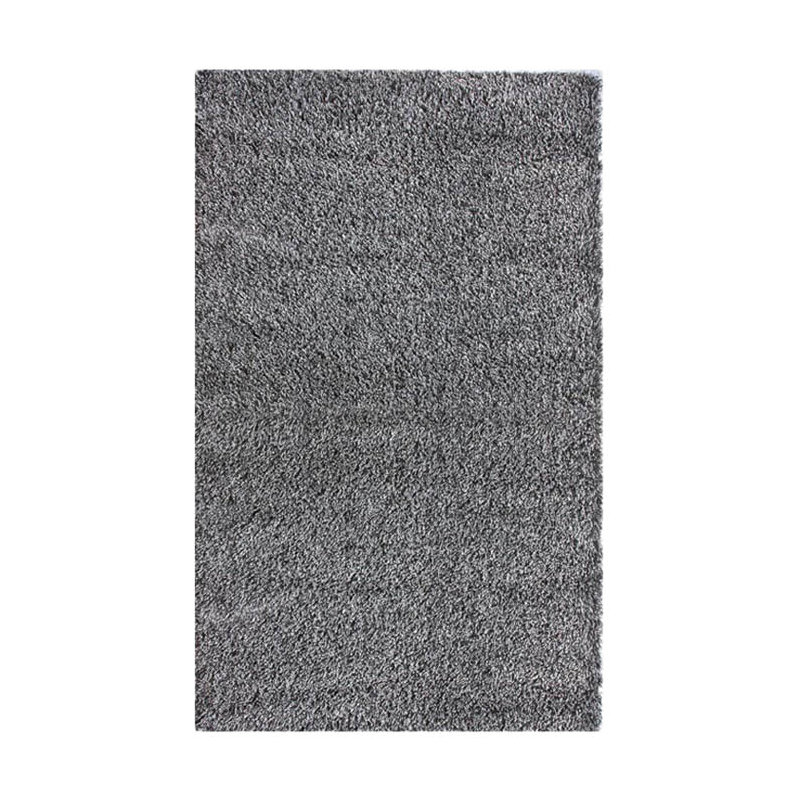 Conye Performance Grey Shag Area Rug, Rectangle 5'3" x 7'6"