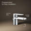 Robinet de lavabo de salle de bain à poignée simple Parallel, 1,0 gal / min-93513201