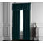 Alia Velvet Solid Colour Room Darkening Rod Pocket Single Curtain Panel-54346137-54346132