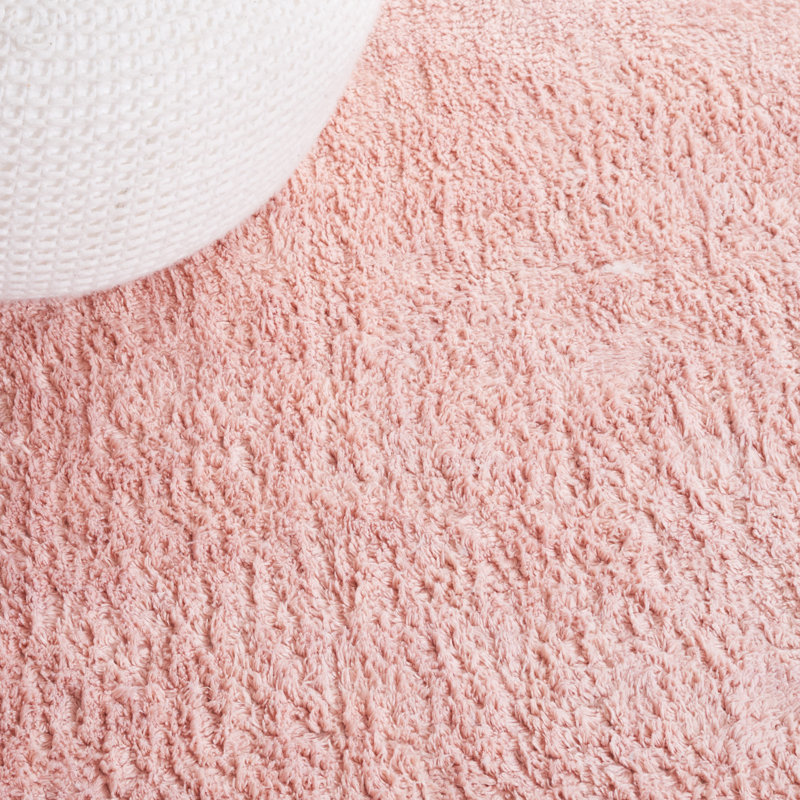 Tapis rose / ivoire Easy Care 211, Rectangle 6 pi x 9 pi